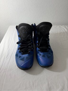 Nike LeBron 8 PS Men's Blue and Black High-Top Basketball Sneakers
